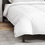 vidaXL Couettes et duvets Blanc 140 x 220 cm Bas