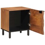 vidaXL Cabinet de chevet Marron 40 x 33 x 46 cm Bois de mangue massif