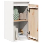 vidaXL Armoire murale Blanc 30x30x60 cm Bois de pin massif