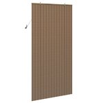 vidaXL Store de Fenêtre Géométrique Marron 110 x 220 cm Bambou