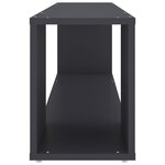 Vidaxl meuble tv gris 100x24x32 cm aggloméré