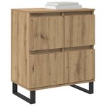 vidaXL Buffet 3 Pièces Chêne artisanal 60 x 35 x 70 cm