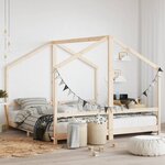 vidaXL Cadre de lit pour enfants 2x(90x190) cm bois de pin massif