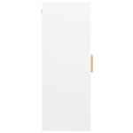 vidaXL Armoire murale suspendue Blanc 69 5x34x90 cm