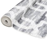vidaXL Tapis imprimé de couloir lavable pliable 80x300 cm Polyester