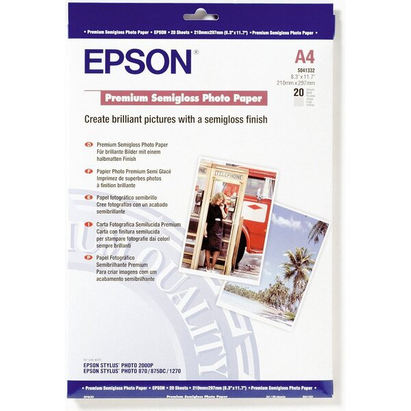 Epson s042539 papier photo glacé a4 200g  50 feuilles