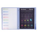 Trieur Polypropylène 3 Rabats 8 Compartiments Opak - Couleurs Assorties - X 10 - Exacompta
