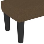 Banc banquette 100 x 30 x 30 cm tissu marron foncé 02_0010550