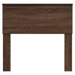 vidaXL Tête de lit avec tête de lit Chêne brun 90 cm Bois d'ingénierie