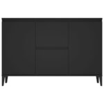 vidaXL Buffet Noir 104x35x70 cm Aggloméré