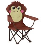 vidaXL Chaises de jardin pour enfants lot de 2 Marron Tissu