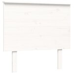 vidaXL Lit pour personne âgée et tête de lit 90x200 cm bois massif