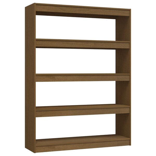 vidaXL Bibliothèque/Séparateur de pièce Marron miel 100x30x135 5cm Pin