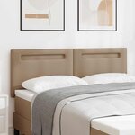 vidaXL Tête de lit Montage mural Cappuccino 160 cm PVC
