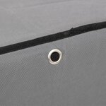 vidaXL Armoire à chaussures Gris 60x30x166 cm Tissu