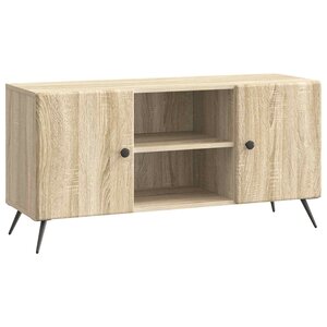 vidaXL Meuble TV Chêne Sonoma 102 x 34 5 x 50 cm Bois d'ingénierie