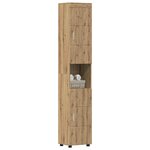 vidaXL Ensemble d'armoire de salle de bain TULUM Chêne artisanal