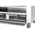 Poste de cuisson mobile avec ventilation - bartscher -  - acier inoxydable 1520x770x1263mm