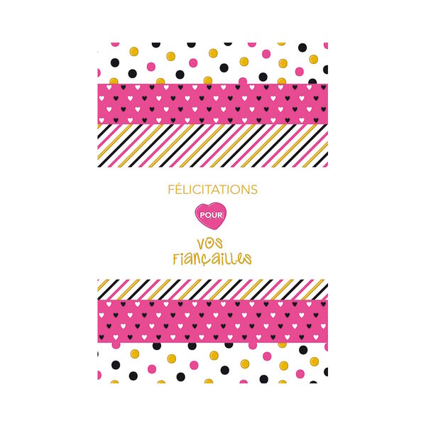 Carte De Voeux - Félicitations Pour Vos Fiançailles