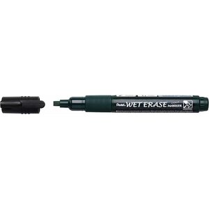 Marqueur 'WET ERASE CHALK'  pointe biseautée  noir largeur du tracé: 0 6 4 mm PENTEL