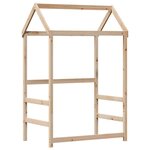 vidaXL Cadre de lit avec toit 90x190 cm bois massif de pin