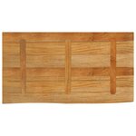 vidaXL Dessus de table à bord vivant 100x60x2 5cm bois massif manguier