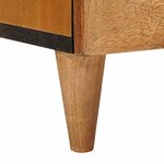 vidaXL Cabinet de salle de bain Marron Clair 38 x 33 x 58 cm