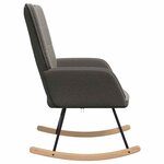 vidaXL Fauteuil relaxant Gris foncé 61 x 78 x 98 cm tissu