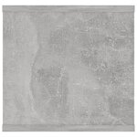 vidaXL Étagère murale Gris béton 102x30x29 cm Bois d’ingénierie