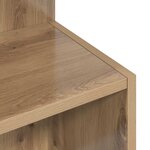 vidaXL Table d'appoint Chêne artisanal Ø 39 5 x 55 cm