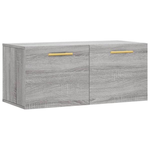 vidaXL Armoire murale sonoma gris 80x36 5x35 cm bois d'ingénierie