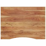 vidaXL Dessus de bureau 110x80x2 5 cm rectangulaire bois massif acacia