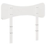 vidaXL Tête de lit blanc 100 cm bois massif de pin