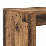 vidaXL Bureau Bois ancien 108 x 55 x 103 5 cm Bois d'ingénierie
