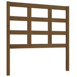 vidaXL Tête de lit Marron miel 95 5x4x100 cm Bois massif de pin
