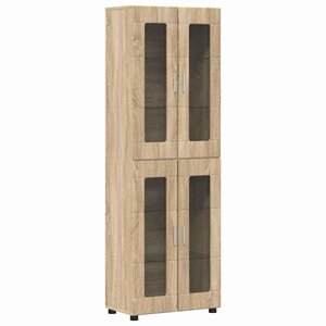 vidaXL Haut Armoire avec étagère FLORIN Chêne Sonoma 60 x 35 x 182 cm