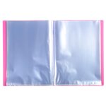 Protège-documents En Polypropylène 5/10e Opak Pochettes Cristal 60 Vues - A4 - Rose - Exacompta