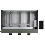 Plancha gaz 3 brûleurs - Vert / Noir