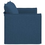 vidaXL Canapé Bleu 156 x 82 x 85 cm tissu