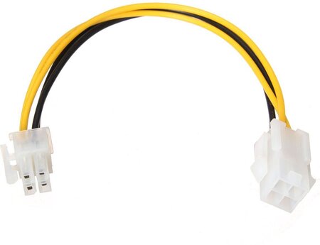 Cable rallonge d'alimentation P4 M/F 20cm