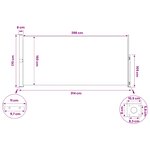 vidaXL Store latéral rétractable Rectangulaire 170 x 300 cm Polyester