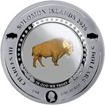 Monnaie AMERICAN BUFFALO 20 Anniversaire 2 Oz Argent 5$ Solomon Islands 2026 (PRÉCOMMANDE)