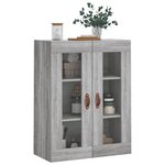 vidaXL Armoire murale sonoma gris 69 5x34x90 cm