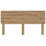 vidaXL Tête de lit Chêne artisanal 180 cm Bois d'ingénierie