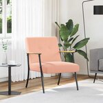 vidaXL fauteuil Rose 59 x 75 x 78 cm