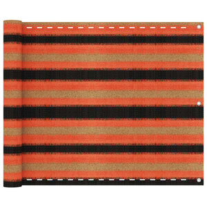 vidaXL Écran de balcon Multicolore 75x500 cm PEHD