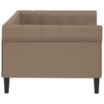 vidaXL Lit de jour cappuccino 80x200 cm similicuir