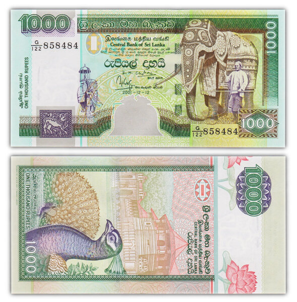 Billet de Collection 1000 Rupees 2001 Sri Lanka - Neuf - p120a
