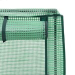 vidaXL Jardinière surélevée avec housse et roues aspect rotin