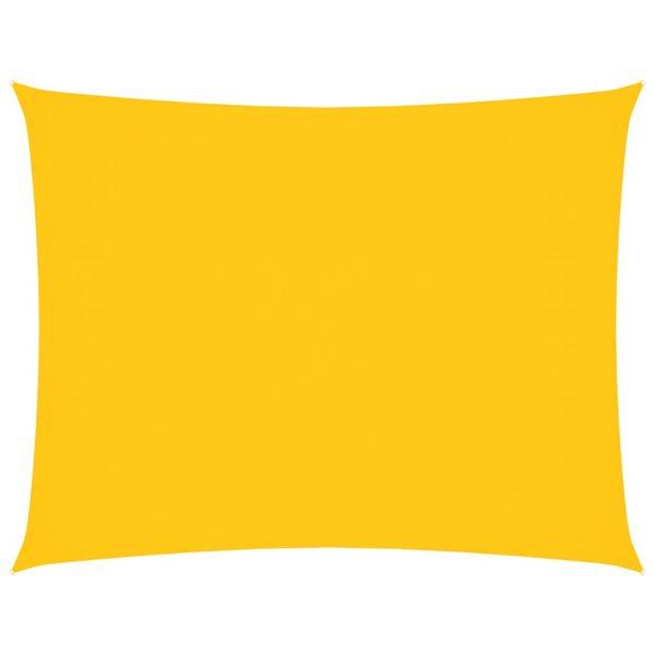 vidaXL Voile de parasol tissu oxford rectangulaire 4x5 m jaune